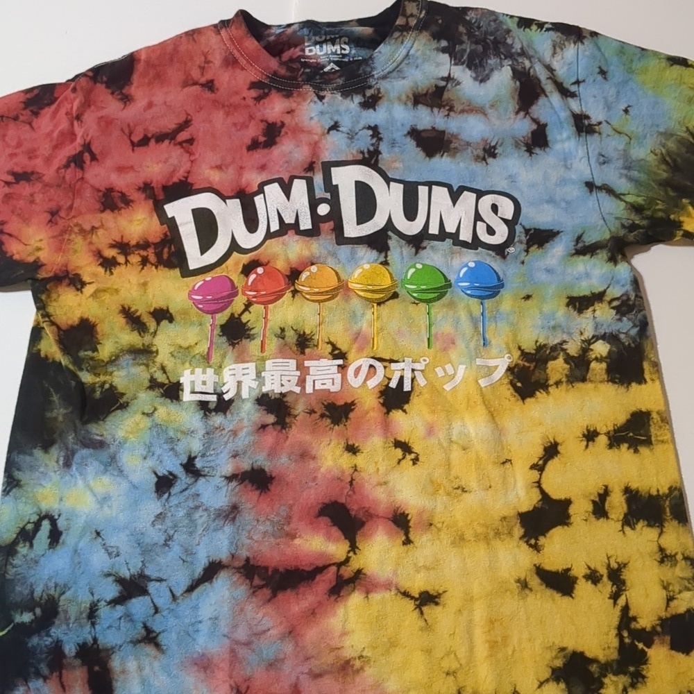 Dum Dums Lollipops Tshirt Limited Edition Men Small  Multicolor Casual Fashion - Picture 2 of 8